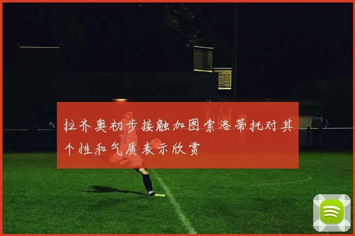 拉齐奥初步接触加图索洛蒂托对其个性和气质表示欣赏